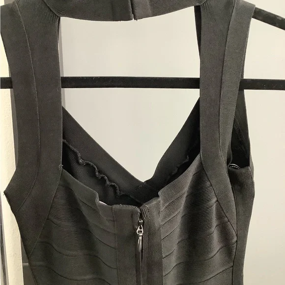 Herve Leger XS Mini Bandage Dress Black Dresses